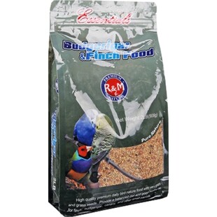 RM哈姆小宠 豪华虎皮文鸟鹦鹉专用鸟食带壳小米饲料粮食 908g