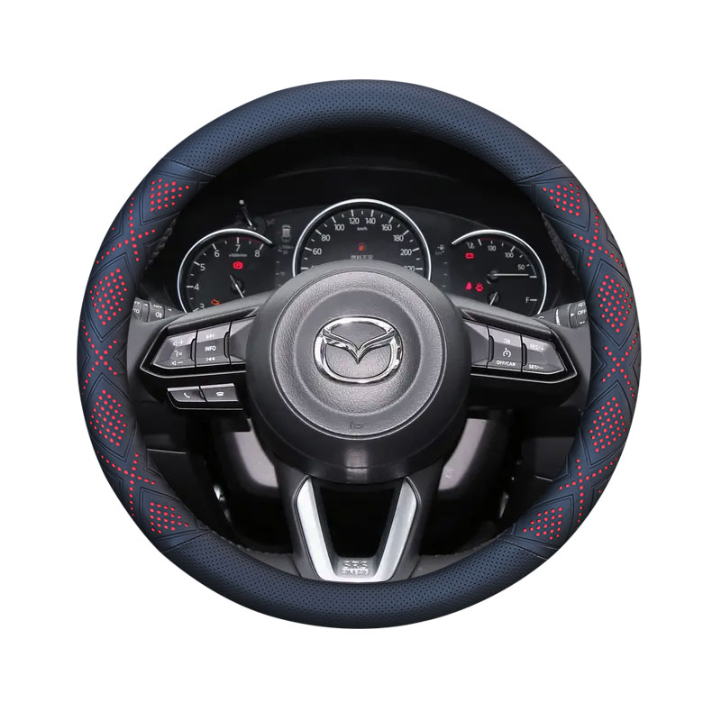适用于马自达3昂克赛拉方向盘套CX-30CX-50行也CX-5马6阿特兹把套