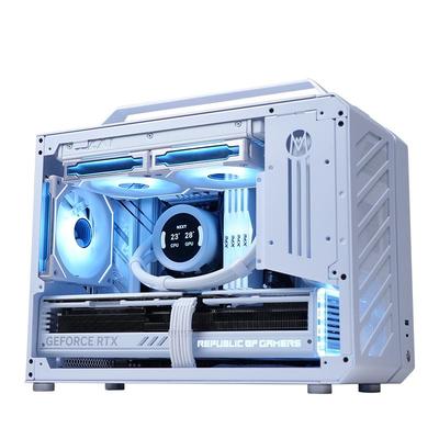 C+MAX纯白9800X3D水冷ITX主机