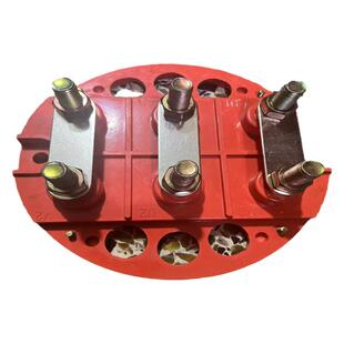 三相电机接线板柱110/132KW圆6孔引线孔高低柱螺杆Y2-315 355配件