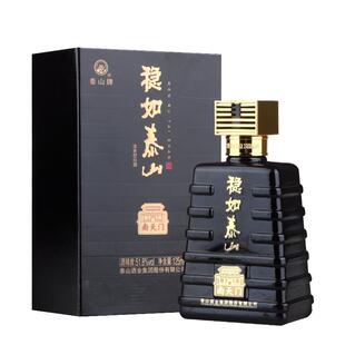 泰山牌稳如泰山南天门 51.8度固态法浓香型白酒 整箱125ml*12瓶