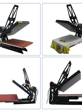 STC手动可套成衣高压烫画机 服装印花机 热转印机 压烫机 烫画机