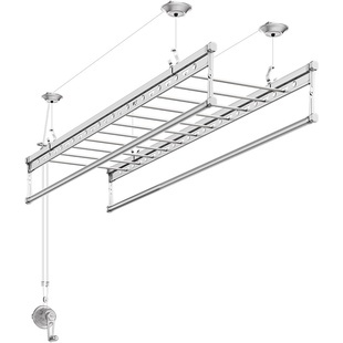金贵夫人政府补贴升降晾衣架阳台家用手摇晾衣杆室内手动晒衣架凉