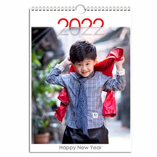 2026年马年挂历定制照片家用宝宝20寸香港假期挂台历挂历定制港历