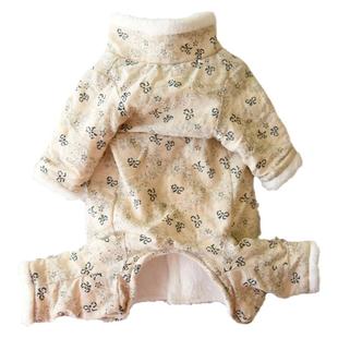 宠物衣服冬装母狗包肚子四脚棉裤泰迪衣服冬季加厚比熊服装小狗狗