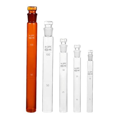 A级具塞比色管过检 10ml 25ml 50ml100ml纳氏玻璃半刻度比色管