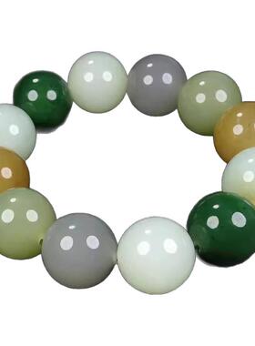 糖白烟紫手串多彩情侣款