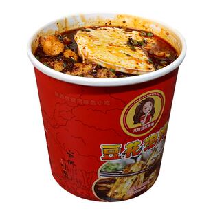 凤翔豆花泡馍陕西特色小吃早餐香辣带麻花咸菜真空即食免煮冲泡