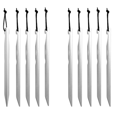 DAC超轻铝合金V型天幕固定地钉套装户外天幕露营帐篷装备配件札纳