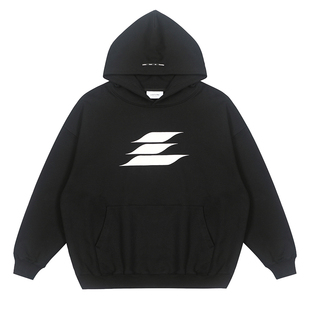 LOSTCTRL潮牌加绒加厚外套连帽卫衣男女情侣秋冬重磅美式宽松帽衫