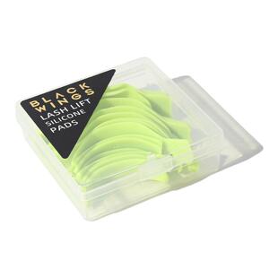 黑之羽L翘7对装角蛋白翘睫术模具烫睫毛上下睫毛硅胶奎边工具