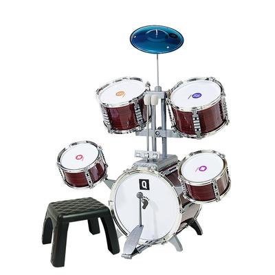 俏娃宝贝升降架子鼓儿童敲打玩具