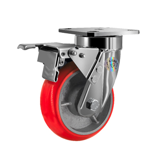 万向轮轮子承重万向轮推车轮抗冲击万向轮铁芯浙江瓦兴脚轮可牵引