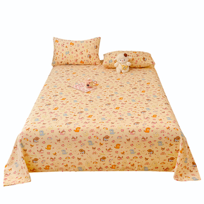 加厚牛奶绒床单单件秋冬