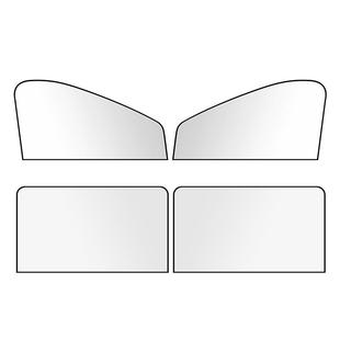 车内遮阳帘汽车后排防晒罩儿童宝宝隔热遮光挡遮阳板伸缩车窗帘布