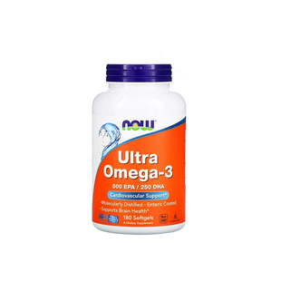 NOW鱼油深海鱼油软胶囊中老年omega3呵护心脑人猫通用美国进口