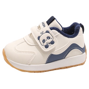 儿童棉鞋男童运动鞋加绒加厚女童小童鞋宝宝鞋子1一3-6岁秋冬季款