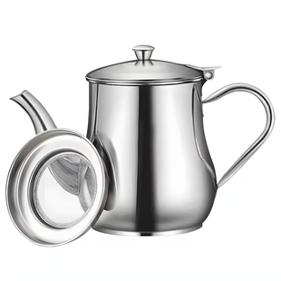 大容量德国不锈钢油壶家用厨房不挂油大容量食品级过滤储油罐装油