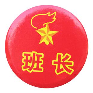 班长胸牌 小学生队干标志 班干部胸章徽章 班委校徽大号4.4cm10个