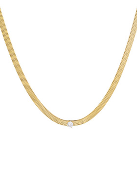 时尚ins蛇骨扁项链女生颈链配饰