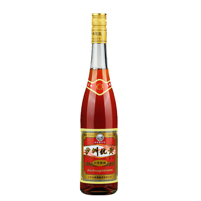 黄酒六年陈6瓶黄酒沙洲优黄12度