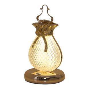 福袋灯创意礼品触摸调光婚庆公司开公司开业礼物卧室床头充电台灯