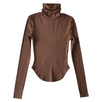 liviahome磨毛高领打底衫T恤上衣