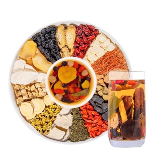 八宝茶人参黄精五宝枸杞茶男士持久养肾补精强肾调理气血养生茶包