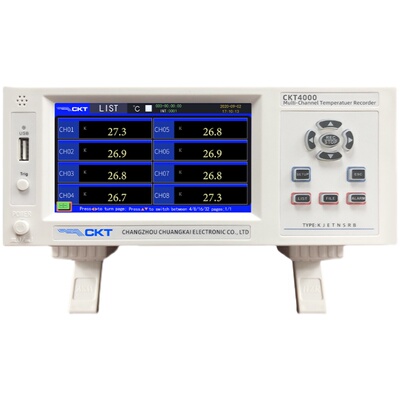 创凯CKT4000多路温度测试仪 温度巡检仪8/16/40/64路多通道测温仪