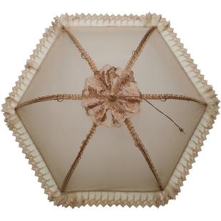 超大圆形95透气桌盖菜罩伞特大折叠餐桌食物罩防蝇家用遮菜伞收纳