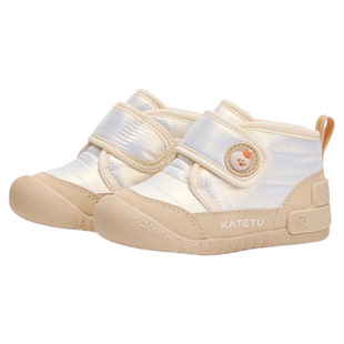 卡特兔学步鞋2025冬季新品宝宝鞋子防滑耐磨加绒保暖高帮儿童棉鞋