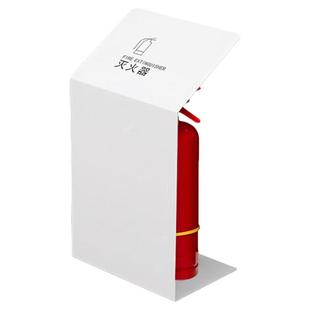灭火器放置架支不锈钢灭火器箱2只装消防专用箱灭火器装饰遮挡板