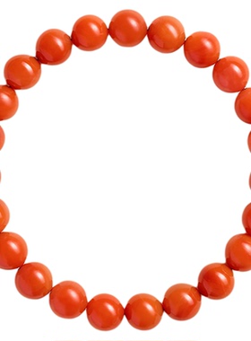 【普陀过炉】柿子南红手串