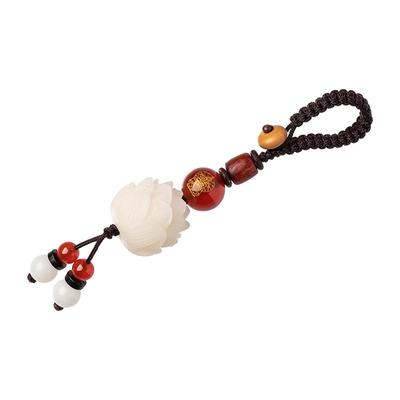 高档菩提十二生肖本命佛钥匙扣