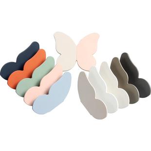 彩色儿童房衣柜拉手可爱卡通蝴蝶拉手衣橱柜柜门书桌茶几拉手把手