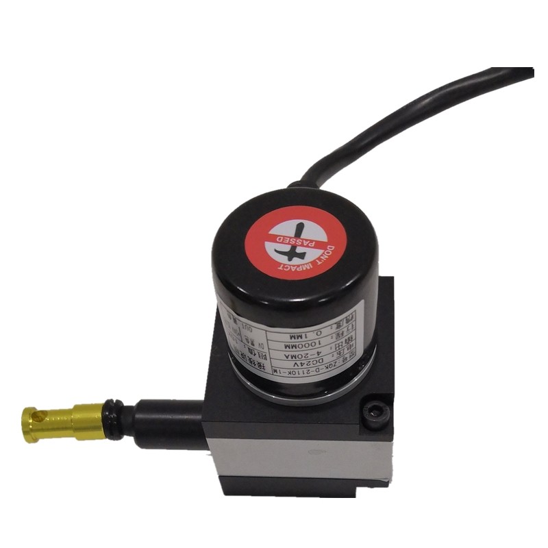 拉绳位移传感器直线测距拉线编码器电子尺脉冲 模拟量0-10V4-20MA