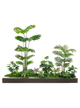 仿真绿植大型室内造景组合装饰
