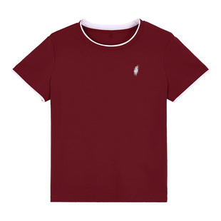 正肩短袖t恤女2026新款夏季爆款高端女装修身上衣洋气半袖体恤衫