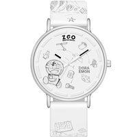 哆啦a梦正港学生普通手表儿童考试专用小众设计个性指针国产腕表
