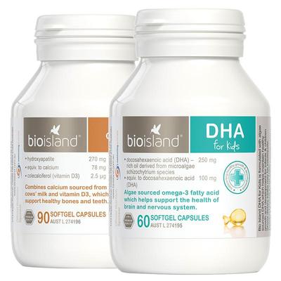 澳洲bioisland儿童搭档液体乳钙