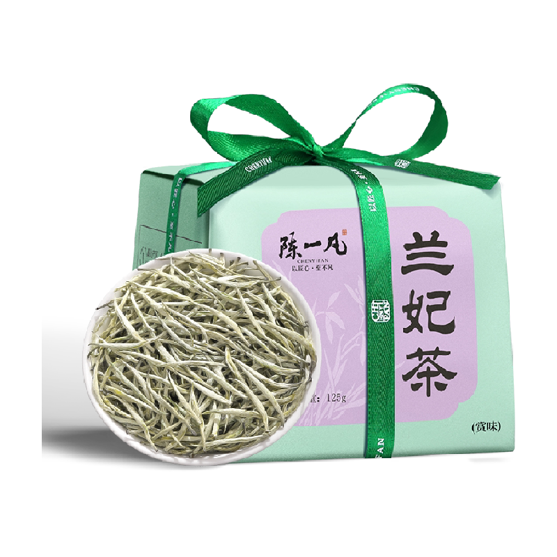 陈一凡茶叶兰妃茶兰香型特级茶叶四川蒙顶山绿茶纸包装自己喝浓香