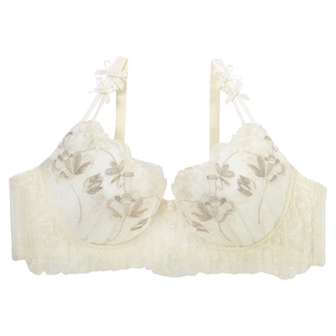 日本Risa Magli优丽娜娜聚拢文胸女内衣薄中鸡心养胸水滴半球268