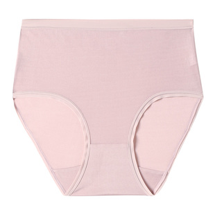 美标新品轻奢真丝高腰内裤女士100%桑蚕丝纯色简约性感丝绸三角裤