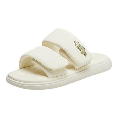 百思图春夏季新款商场同款时尚户外休闲平跟女拖鞋VMN13BT4