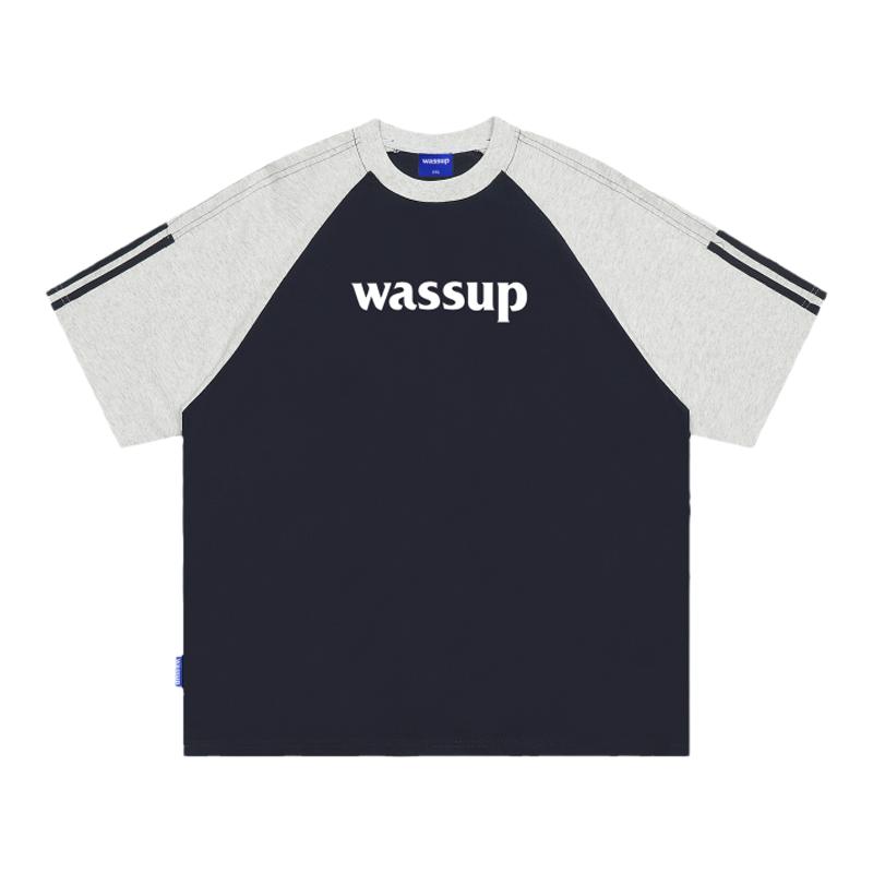 WASSUP小众设计感短袖T恤男女