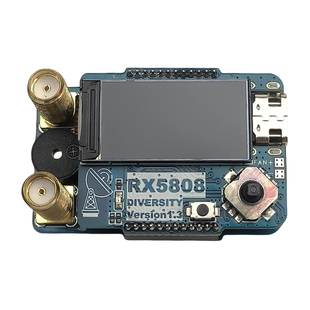 GYFPV双天线接收机RX5808图传模块4.9G 5.8G 6.0G肥鲨Skyzone眼镜