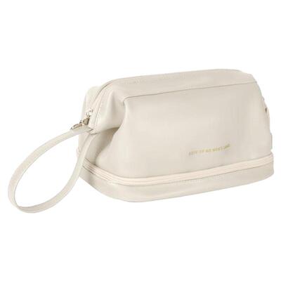 便携化妆包里序收纳高级感