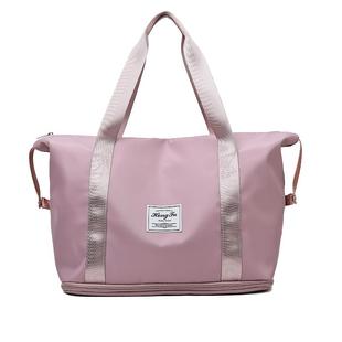 旅行包包2025新款女超大容量待产包斜跨手提包短途出差行李收纳袋