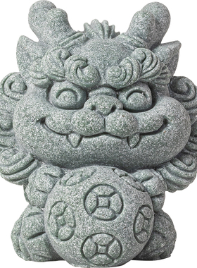 国潮招财麒麟貔貅绣球摆件装饰品