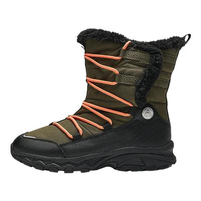 安踏儿童冬鞋短靴男童防滑加绒加厚大棉鞋大童雪地靴户外靴子女童